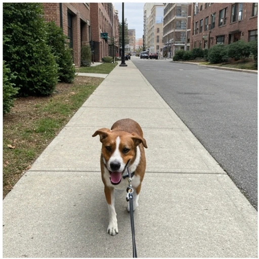 Dog training exercise